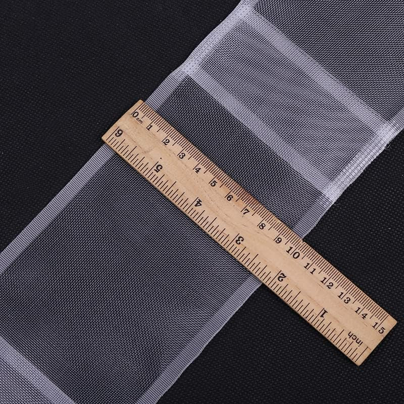 Hoonng Cinta Cortinas Para Barra Con Presilla Oculta, Transparente, Estilo 1, 3 Mtrs.