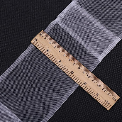 Hoonng Cinta Cortinas Para Barra Con Presilla Oculta, Transparente, Estilo 1, 3 Mtrs.