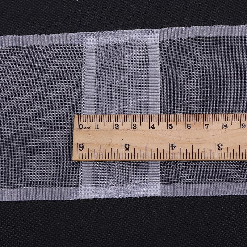 Hoonng Cinta Cortinas Para Barra Con Presilla Oculta, Transparente, Estilo 1, 3 Mtrs.